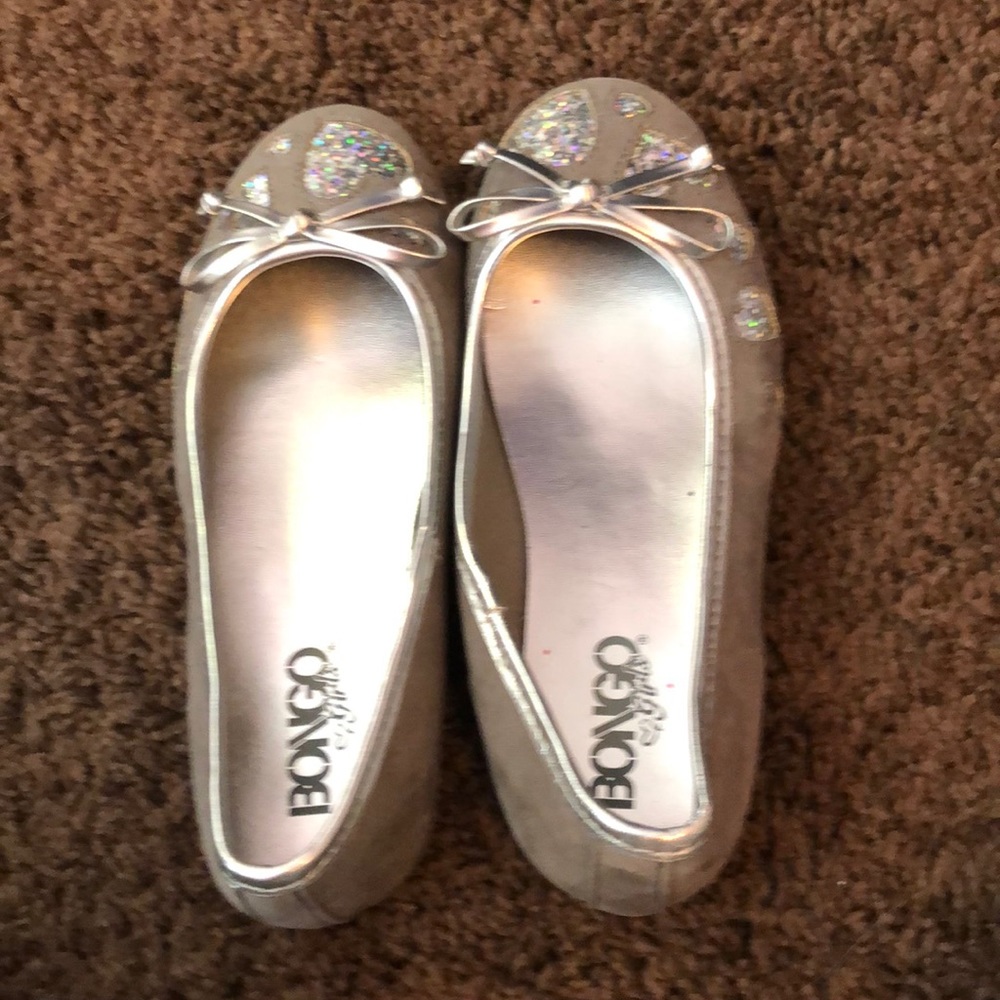 Sparkle heart flats